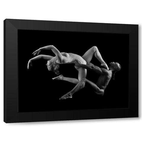 Perfect Balance Black Modern Wood Framed Art Print with Double Matting by Finighan, Brennan
