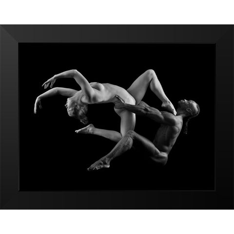 Perfect Balance Black Modern Wood Framed Art Print by Finighan, Brennan