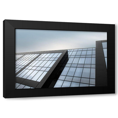 Glazed Life Black Modern Wood Framed Art Print with Double Matting by Claes, Gilbert