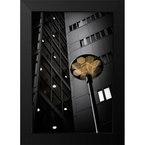 Punti Luce Black Modern Wood Framed Art Print by Claes, Gilbert