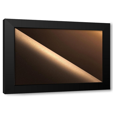 Maranjab Desret Black Modern Wood Framed Art Print by Behzad, Majid