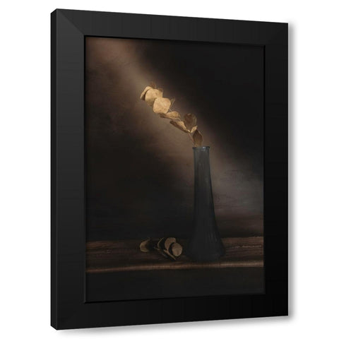 Partially Lighted Black Modern Wood Framed Art Print with Double Matting by Kiral, Cicek
