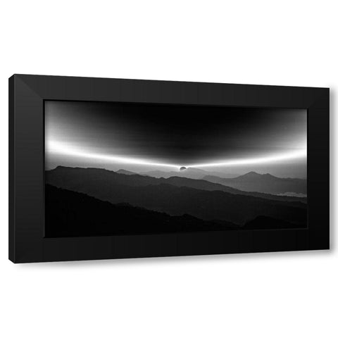 Sunrise On The Anapurna Black Modern Wood Framed Art Print with Double Matting by Depaepe, Yvette