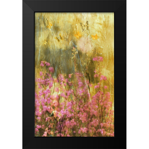It Might As Well Be Spring Black Modern Wood Framed Art Print by Devos, Delphine
