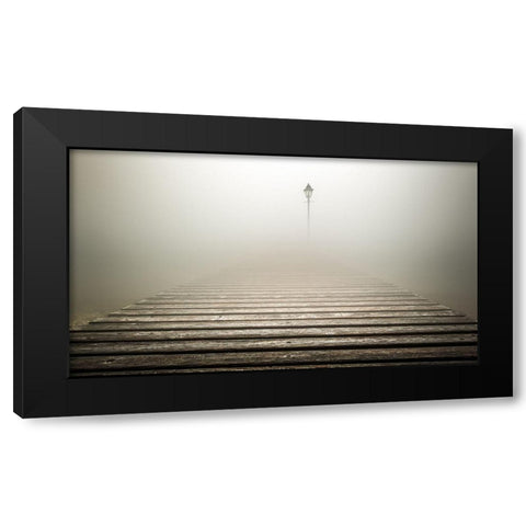 Lonely Places Black Modern Wood Framed Art Print by Rebustini, Luca