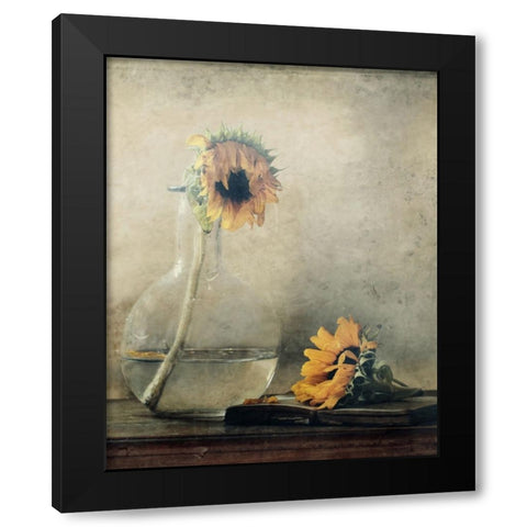 Before I Wilt... Black Modern Wood Framed Art Print with Double Matting by Devos, Delphine