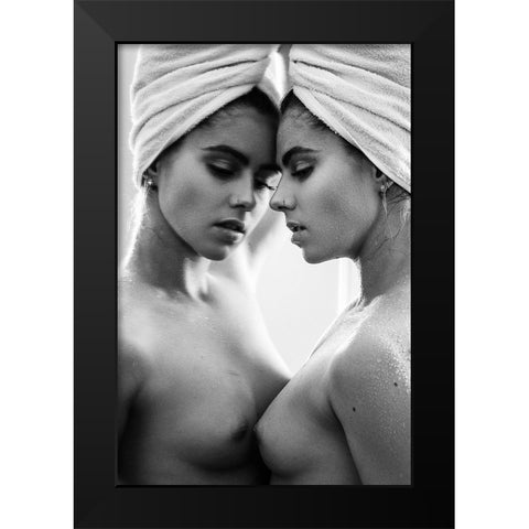 My Home, My Freedom Black Modern Wood Framed Art Print by Krystynek MQEP, Martin