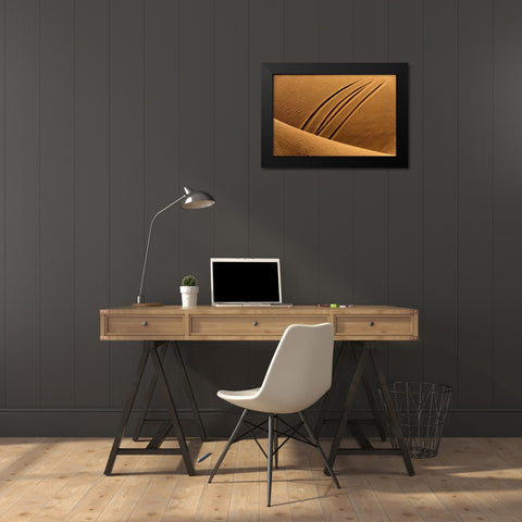The Epoch Of Man Black Modern Wood Framed Art Print by Navvabpour, Morteza
