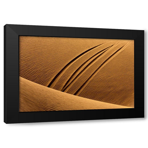 The Epoch Of Man Black Modern Wood Framed Art Print by Navvabpour, Morteza