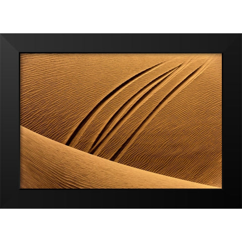 The Epoch Of Man Black Modern Wood Framed Art Print by Navvabpour, Morteza