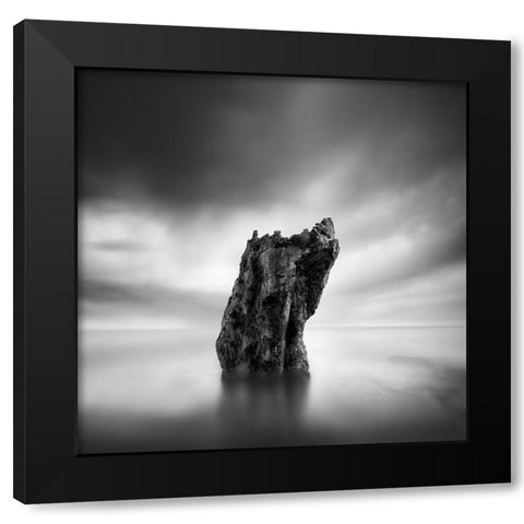 Awakening Black Modern Wood Framed Art Print by Digalakis, George