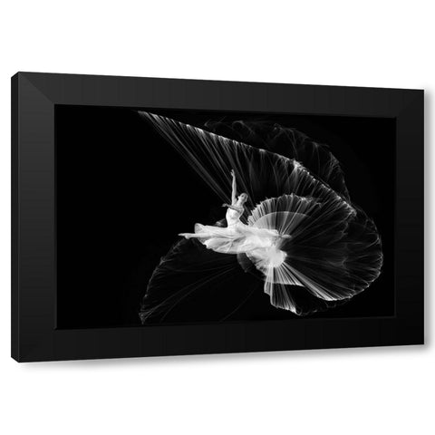 Come...Let Dance Black Modern Wood Framed Art Print with Double Matting by Nugraha, Handi
