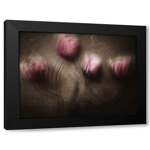 Fantastic Four Black Modern Wood Framed Art Print with Double Matting by Lagaa, Kahar