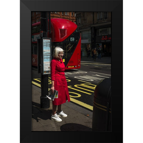 The Wait Black Modern Wood Framed Art Print by Grifantini, Lorenzo