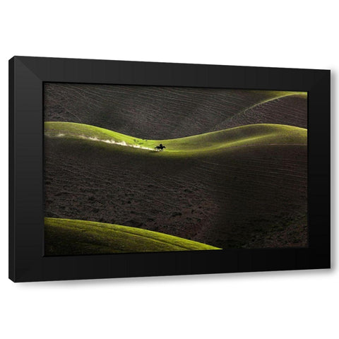 A??Ae??Aandsup3;ReÂ?A?? Black Modern Wood Framed Art Print with Double Matting by Uu