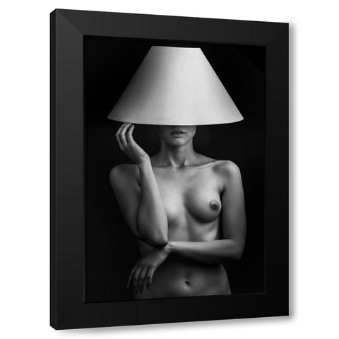 The Switch Black Modern Wood Framed Art Print with Double Matting by Valevicius, Aurimas