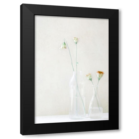 Simplicity And Elegance Black Modern Wood Framed Art Print with Double Matting by Devos, Delphine
