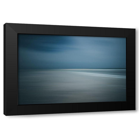 Seascape Black Modern Wood Framed Art Print by Wasinger, Renate