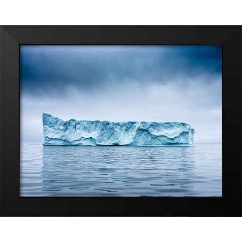 Rothko Berg Black Modern Wood Framed Art Print by Bolton, Robert