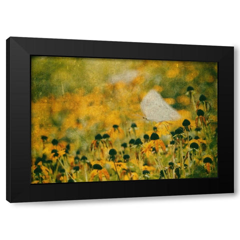End Of Summer Black Modern Wood Framed Art Print by Devos, Delphine