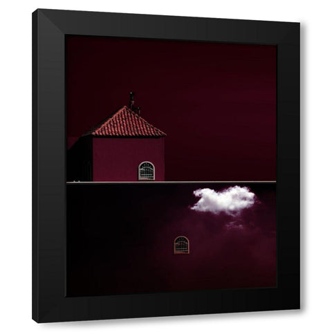 Untitled Black Modern Wood Framed Art Print by Nabeel, Ibrahim
