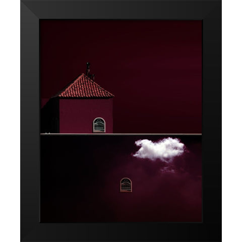Untitled Black Modern Wood Framed Art Print by Nabeel, Ibrahim