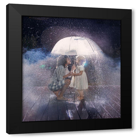 Love Is In The Air Black Modern Wood Framed Art Print with Double Matting by Gurfinkel, Alina