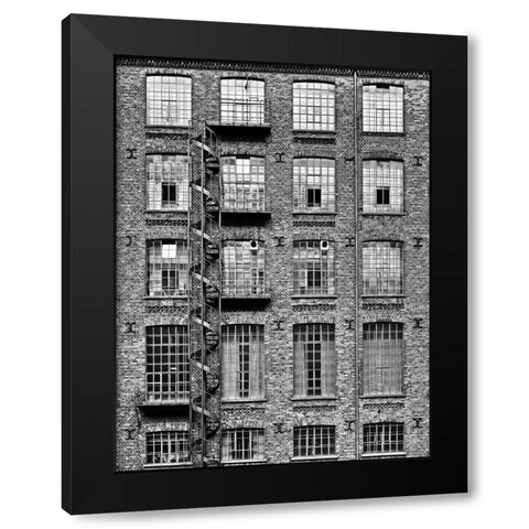 Spiral Staircase /2 Black Modern Wood Framed Art Print by Ebert, Steffen