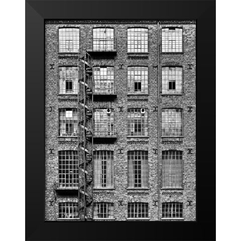 Spiral Staircase /2 Black Modern Wood Framed Art Print by Ebert, Steffen