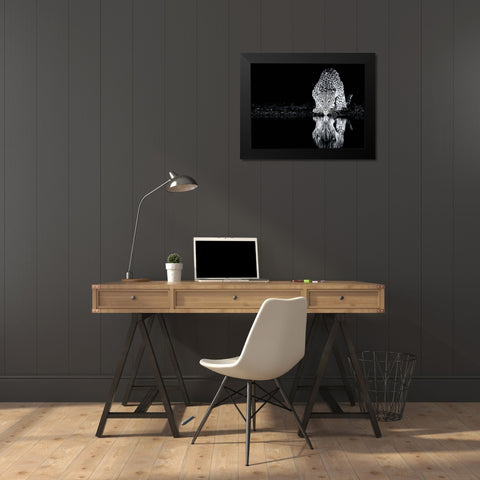 Untitled Black Modern Wood Framed Art Print by Eichelberg, Amnon