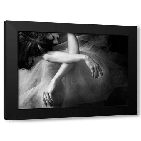 Il Sogno Black Modern Wood Framed Art Print with Double Matting by Nozza, Roberta