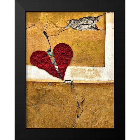 Patch Black Modern Wood Framed Art Print by Bencic, Bojan