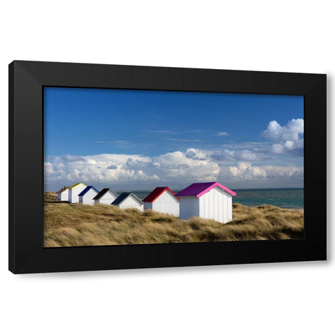 Gouville Black Modern Wood Framed Art Print by Regard2