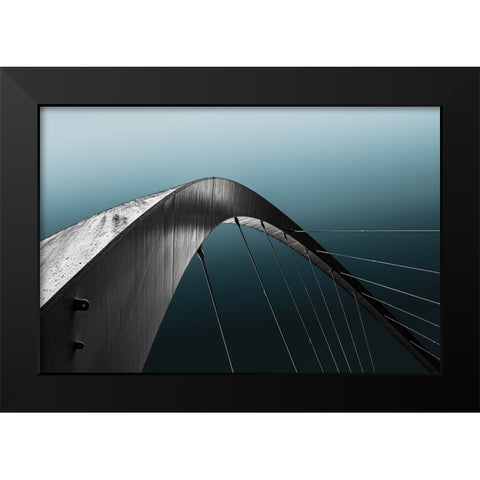 From Glasgow Black Modern Wood Framed Art Print by Schuster, Inge