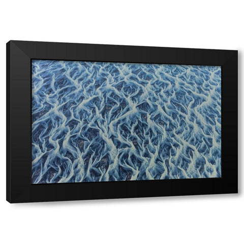 1 Veins Of The Earth Black Modern Wood Framed Art Print with Double Matting by Svoboda MQEP, Peter