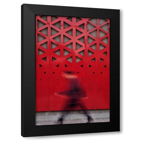 Untitled Black Modern Wood Framed Art Print with Double Matting by Ayer, Ali