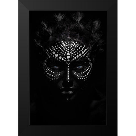 In Paradise Black Modern Wood Framed Art Print by Kovalev, Ivan