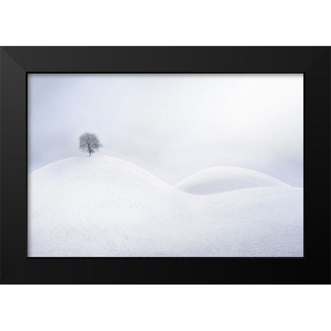 Untitled Black Modern Wood Framed Art Print by Tanev, Todor