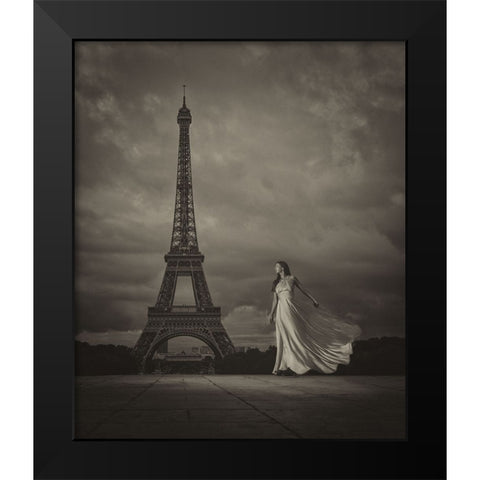 Vive La Libertac Black Modern Wood Framed Art Print by Netton, Chris