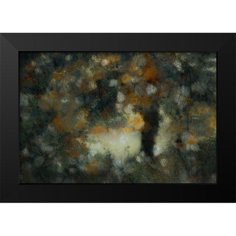 Look Through Black Modern Wood Framed Art Print by Talen, Nel