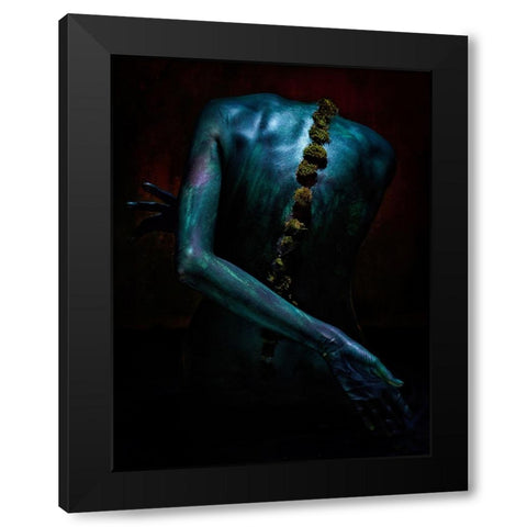 Symbiosis II Black Modern Wood Framed Art Print with Double Matting by Kovalev, Ivan