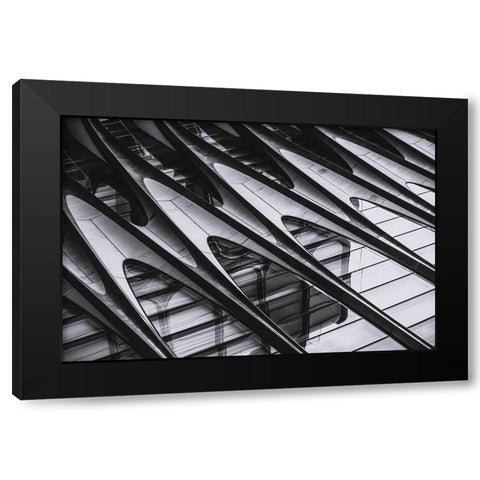 High lane snapshot Black Modern Wood Framed Art Print by Tagliarino, Marco