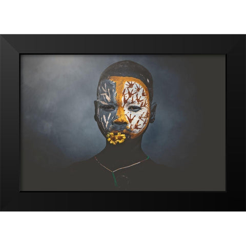 Fine Art Color Suri Black Modern Wood Framed Art Print by Yosifov, Svetlin