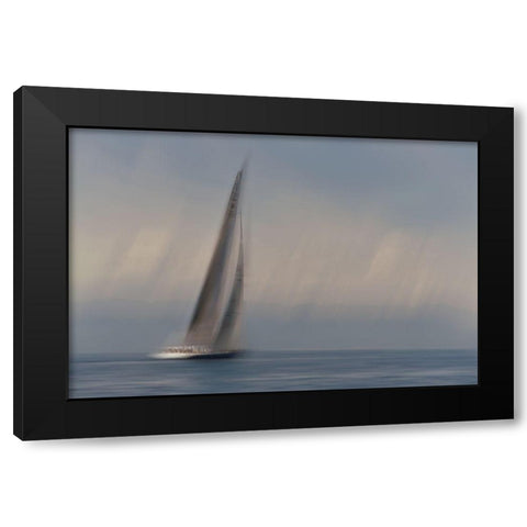 It Was A Nice Day Black Modern Wood Framed Art Print with Double Matting by Brnelic, Tamara