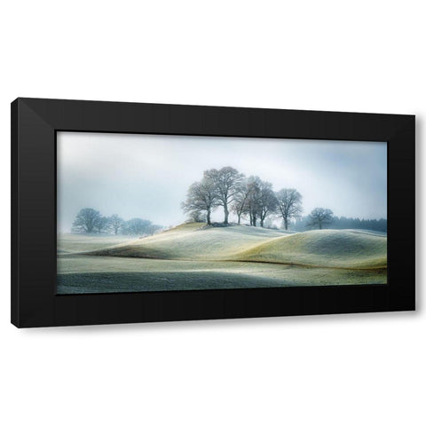 It Is Not In Tuscany Black Modern Wood Framed Art Print by Eisenmann, Ulrike