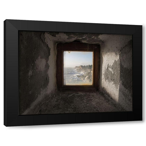 A Romantic Picture Black Modern Wood Framed Art Print by Traverso, Alessandro