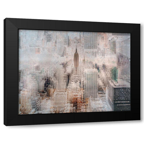 Empire State Of Mind Black Modern Wood Framed Art Print by Chiriaco, Carmine
