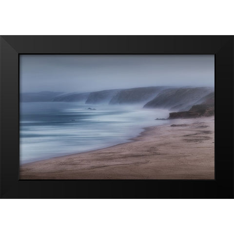 Mists Black Modern Wood Framed Art Print by Gutierrez, Lola