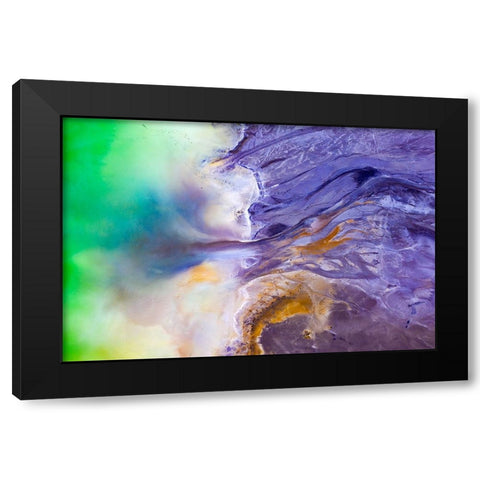 Beautiful Poison Black Modern Wood Framed Art Print with Double Matting by Erika, Eros