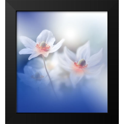 Dancers In My Mind.. Black Modern Wood Framed Art Print by Nan, Juliana